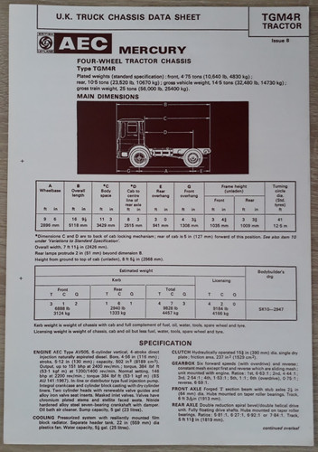 Aec mercury brochure leaflet - /,