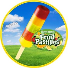 Ice cream van sticker Fruit Pastilles stickers lolly trailer decal