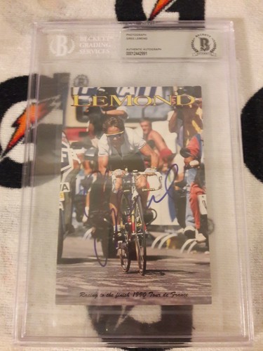 Rare greg lemond signed - lemond,