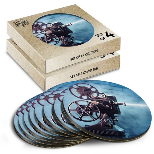Boxed round coasters - boxed,