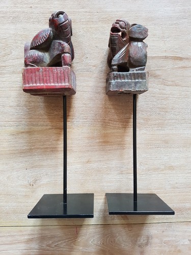 Antique chinese wooden carved - chinese,