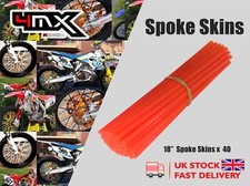 Wheel Spoke Protectors Neon Red 18" fits Yamaha XT660 R 12