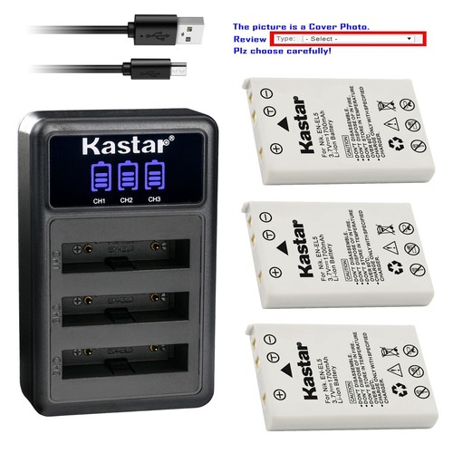 Kastar battery triple - battery, charger