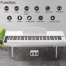 Glarry 88 Keys Digital Piano