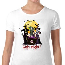 AN INNOCENT FUN GIRLS NIGHT WITCHES CAULDRON BATS SPOOKY T-SHIRT SIZE'S S-XL NEW