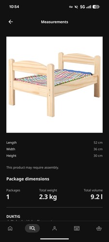 Ikea duktig doll - doll's, with