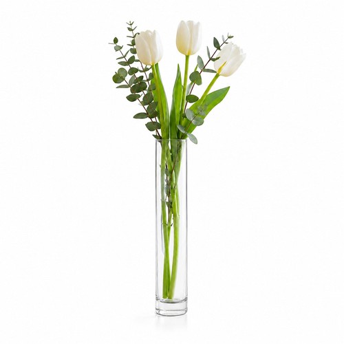 Tall glass flower vases - tall,