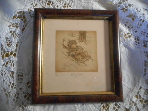 Old sporting bears print - old,