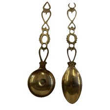 Welsh Love Spoons Heavy Brass