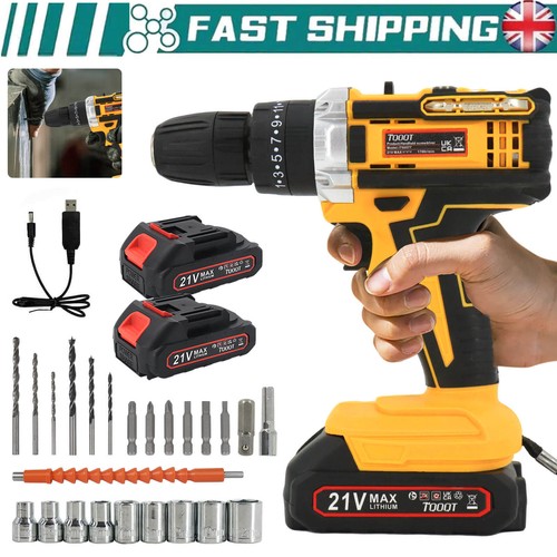 21v cordless drill - 21v, set