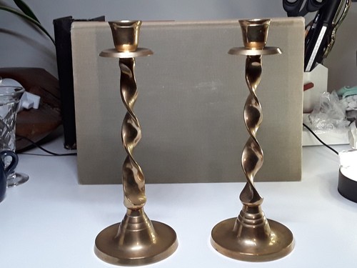 Vintage brass barley twist - vintage,