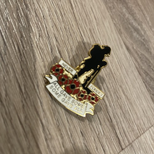 Pin badge poppies brooch - pin,