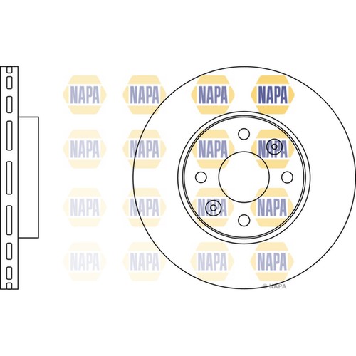 Brake discs vented for - 2x,