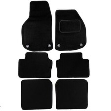 For Vauxhall Zafira B Mk2 2006 to 2011 Carpet Car Mats Black 6pc Floor Set