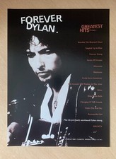BOB DYLAN FOREVER ORIGINAL MAGAZINE ADVERT A4 POSTER 1995
