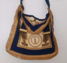 Vintage Masonic Craft provincial apron Somerset Full Dress junior warden Kenning