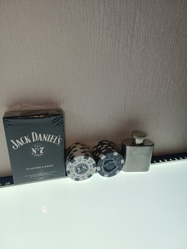 Jack daniels poker chips and - jack,