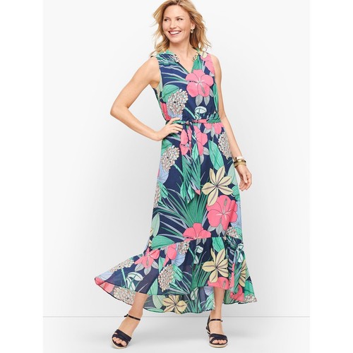 Talbots voile hibiscus - talbots,