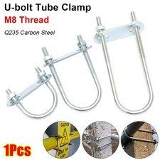 1Pc Screws M8 Round Tube Clamp