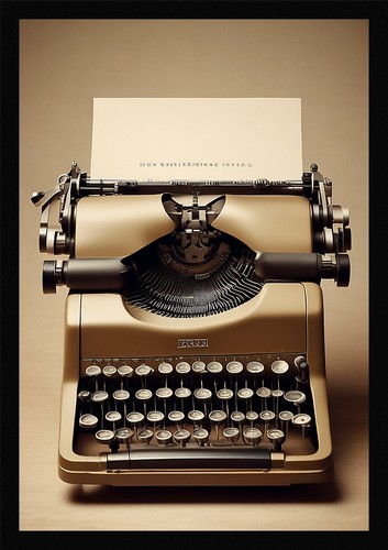 Serene vintage typewriter - serene,