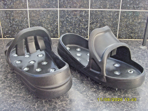 Slip spiked shoes for epoxy - shoes,