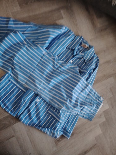 Men vintage blue stripped - blue,
