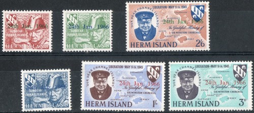 Herm island 1966 qeii sir - island,