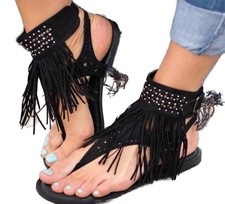 Gorgeous Black Boho Tassel