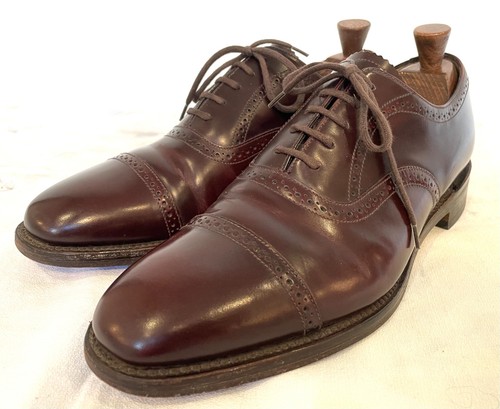 Loake 206r leather burgundy - leather,