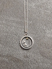 Linda Macdonald Sterling Silver and 9ct Gold "Reach For The Stars" Necklace. 