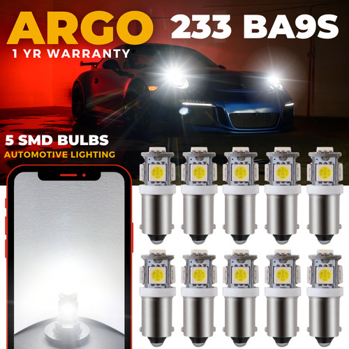 Ba9s 233 led xenon - 233, white
