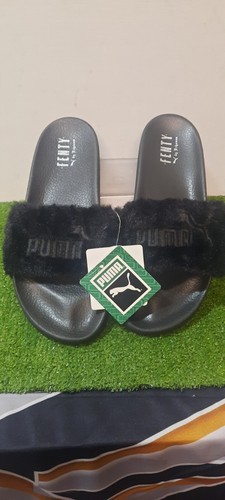 Puma fente fur slides 2016 - fur, slides.