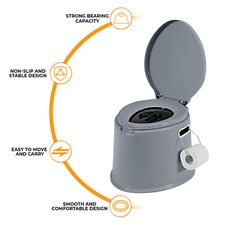 6L LARGE PORTABLE TOILET POTTY