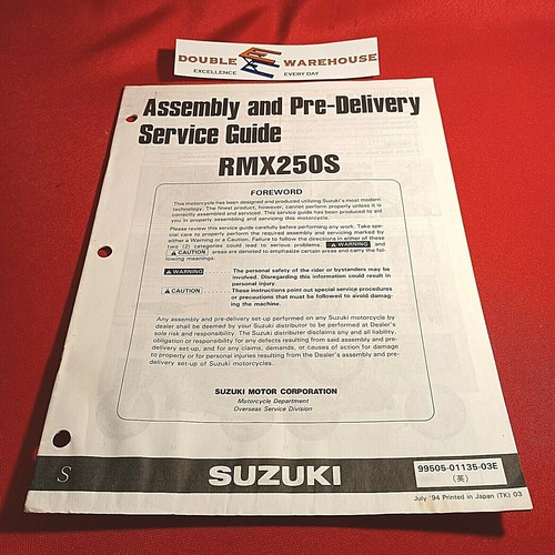 1994 suzuki rmx250s assembly - 1994,
