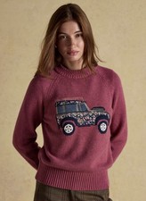 Joules Rutland Pink Intarsia