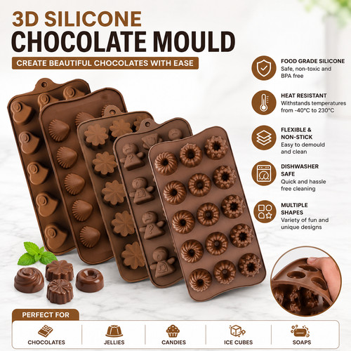 Silicone chocolate mould - silicone,
