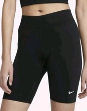 Nike Essentials Bike Shorts Ladies Black Size 10 Small
