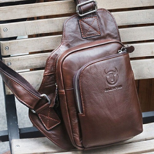 Men sling backpack genuine - men's,