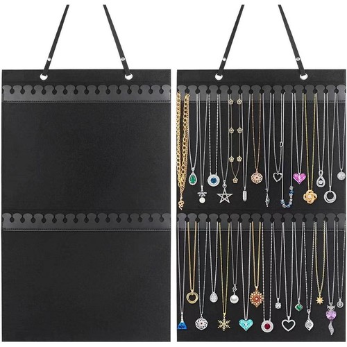 Felt hanging jewelry organizer - hanging,