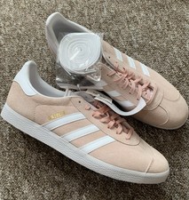 Adidas Gazelle UK 11.5 Salmon Pink New with Tags Casual Holiday Trainers