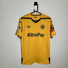 Wolverhampton Wanderers Wolves Football Shirt 2022/23 Home (M) 1085