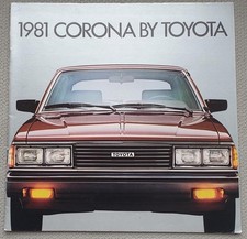 TOYOTA CORONA Range USA LF Car Sales Brochure 1981 #P/1002 (9/80) SEDAN Wagon