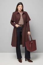Wallis Chocolate Coat Womens