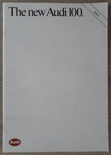 Audi 100 Saloon Brochure 1984 - Base  CD  Turbo Diesel