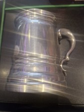 OverviewVintage pewter tankard