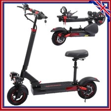 Foldable Electric Scooter for Adults with 48V Motor E-Scooter with Seat UK
