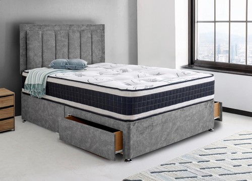 Luxury divan bed with - divan,