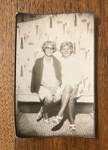 Vintage photo two cute - vintage,