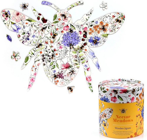 Nectar meadows wooden jigsaw - nectar,