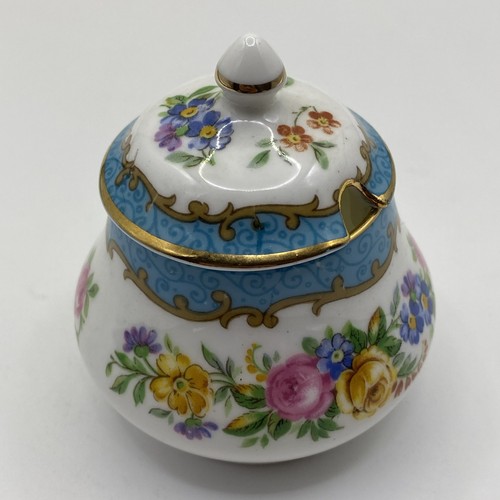 Crown staffordshire jam pot - crown,